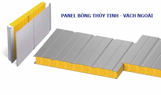 Vách panel bông thủy tinh