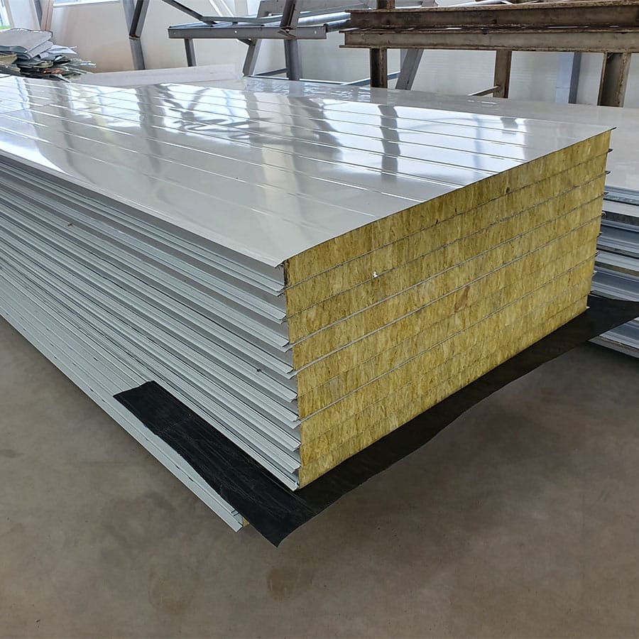 Vách ngăn panel Rockwool chống cháy